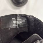 Black Combat Moto Boots with Silver Hardware Size 6.5 Photo 6