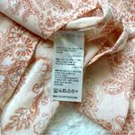 Chico's NWT Flounce Front Paisley Top Blouse 0P US S Peach Floral Feminine Boho Photo 11
