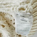 Free People Chloe Cardigan Size Large Cream Open Knit V-Neck 3 Button Photo 6