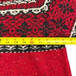 Sonoma Womens Fair Isle Zip Cardigan Sweater Size L Faux Fur Cottage Holiday Photo 3