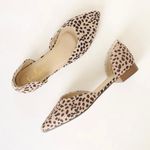 Lulus Cecee Baby Leopard Print Suede Pointed Toe D’orsay Flats Photo 0