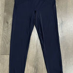 Zyia  Deluxe Strap High Rise Navy Blue‎ 7/8  Leggings Size 2 Photo 0