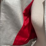 Forever 21 Silver Metallic Faux Leather Jacket Photo 10