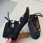 EUC‎ | Report women’s cutout mesh lace up heels — size 8 Black Photo 3