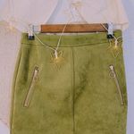 Urban Outfitters Suede Double Zip Skirt Photo 0