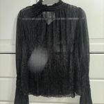 Sugar Lips  Women's Lurex Smocked Neck Top Photo 2