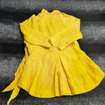 Neiman Marcus Womens sz16  100% Linen long sleeve button up shorter  Photo 1