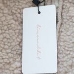 Line and Dot . Milan Sherpa Puffer Jacket | Padded Teddy Coat Cream NWT Photo 10