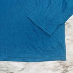 Highland Originals | Long Sleeve Shirt Pocket Crew Neck | Teal | Women | XL Blue Photo 2