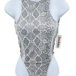 frankie's bikinis Coastline Python Snake Print One Piece Bikini Swimsuit XS Photo 0