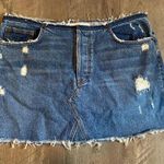 Reformation  Westin Raw edge denim skirt 31 NWOT Photo 0