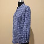 J. McLaughlin  White Baloon sleeves button down shirt size L Photo 3