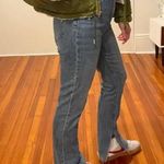 Pistola Straight Split Hem Jeans SIZE 25 High Rise Distress Denim Designer $168 Photo 9