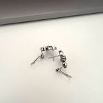 Classic Clover Clip Post Earrings Silver Photo 4