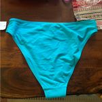 Good American  Always Fits Good Waist Swim Bikini Bottom Aqua Blue NWT Size 3 (L) Photo 2