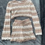 Princess Polly Beige Knit set Photo 1