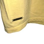 Nautica Yellow Tie Front T-Shirt Women’s Medium Puff Sleeve Casual Cotton Tee Photo 2