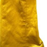 Lafayette 148 Women's Mustard Button-Up Blouse Jacket Size 6 Satin 3/4 Sleeve Photo 5