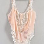 Vintage Satin Lace Body Suit Size M Photo 1