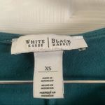 White House | Black Market WHBM Teal Scoop Neck Elbow Sleeve Blouse size XS Photo 1