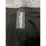 Zeagoo  ‎ Skirt High Waisted Solid Black  Size XL 60's 70's Photo 4