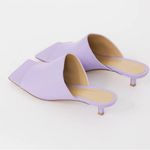 Bottega Veneta Authentic  Purple Leather Slip-on 
Mule(Size 38.5) Photo 4