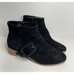 Jack Rogers  Boots Women's Izzie Size 8.5 Black Block Heel Ankle Booties Photo 2