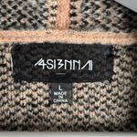 4Sienna Size L Cardigan Sweater Leopard Animal Print Open Front Knit Soft Casual Size L Photo 2