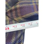 VTG 90s Plaid Blazer Women’s 6 Casual Corner Gold Button Double Breasted Preppy Purple Photo 8