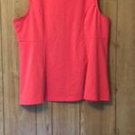 Torrid  Coral Vneck Sleeveless Peplum Tank Top 4 4X Photo 10