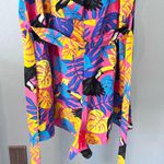 SheIn VCAY Tropical Floral Toucan Romper Jumpsuit Large NWT Photo 7