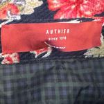 Authier Shirt Jacket Blue Tropical Aloha Hawaii Rare Shacket size 42/US 6 small Photo 5