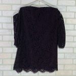 Cupcakes and Cashmere Adalira Off The Shoulder Lace Dress in Aubergine Size 2 Photo 0