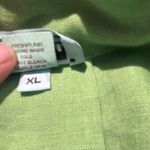 Habitat Tunic Top Green 100% Linen Preshrunk USA XL Minimalist Casual Coastal Photo 9