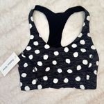 Outdoor Voices Doing Things Black and White Polka Dot Sports Bra Size XXS NWT Photo 0