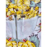 Free People  Womens Dress Yellow Yara Mini Floral Short Sleeve A Line Boho Small Photo 3