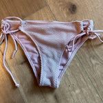 Victoria's Secret 🩵 Victoria Secret Pink high-waisted bikini bottoms with tie-up sides Size Small Photo 0