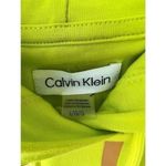 Calvin Klein neon green Hoodie T-Shirt Dress size L Photo 6