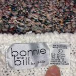 Vintage popcorn knit oversized floral appliqué 3 Photo 9