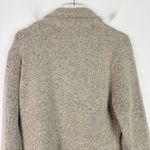 ISDA & Co Cashmere Wool Blend Sweater Jacket Cardigan Oatmeal Size Large L Tan Photo 7