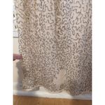 Mac Duggal New NWT Beaded Sleeveless High Neck Column Gown Nude Silver Size 6 Photo 3