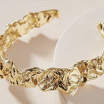 Amber Sceats Brand NEW! 24k Gold Plated Emery Bracelet Photo 0