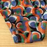 Solid & Striped Iris Printed Side Tie Mesh Bikini Bottom in Optic Swirl - Large Photo 7