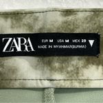 ZARA  Tie Dye High Waisted Kick Flare Split Leggings Green Size m Photo 1