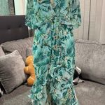 🌸AMTIOUS vacay summer dress ✨ Green Size M Photo 4