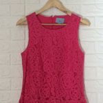 CeCe ‎ magenta lace drop waist sleeveless dress Photo 2