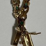 Sterling Silver DBJ  925 Diamond Accent Peridot
XO Tennis Bracelet Photo 8