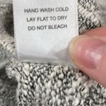 LNA cold shoulder marl textured long sleeve top in grey made in USA size M Photo 10