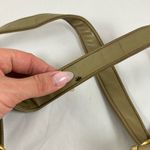 Vintage yellow green multi pocket shoulder hand bag purse Photo 2