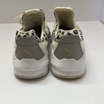 Puma Fier Nitro Leopard Women's Shoes Marshmallow Castlerock Ivory Off White 7.5 Photo 6